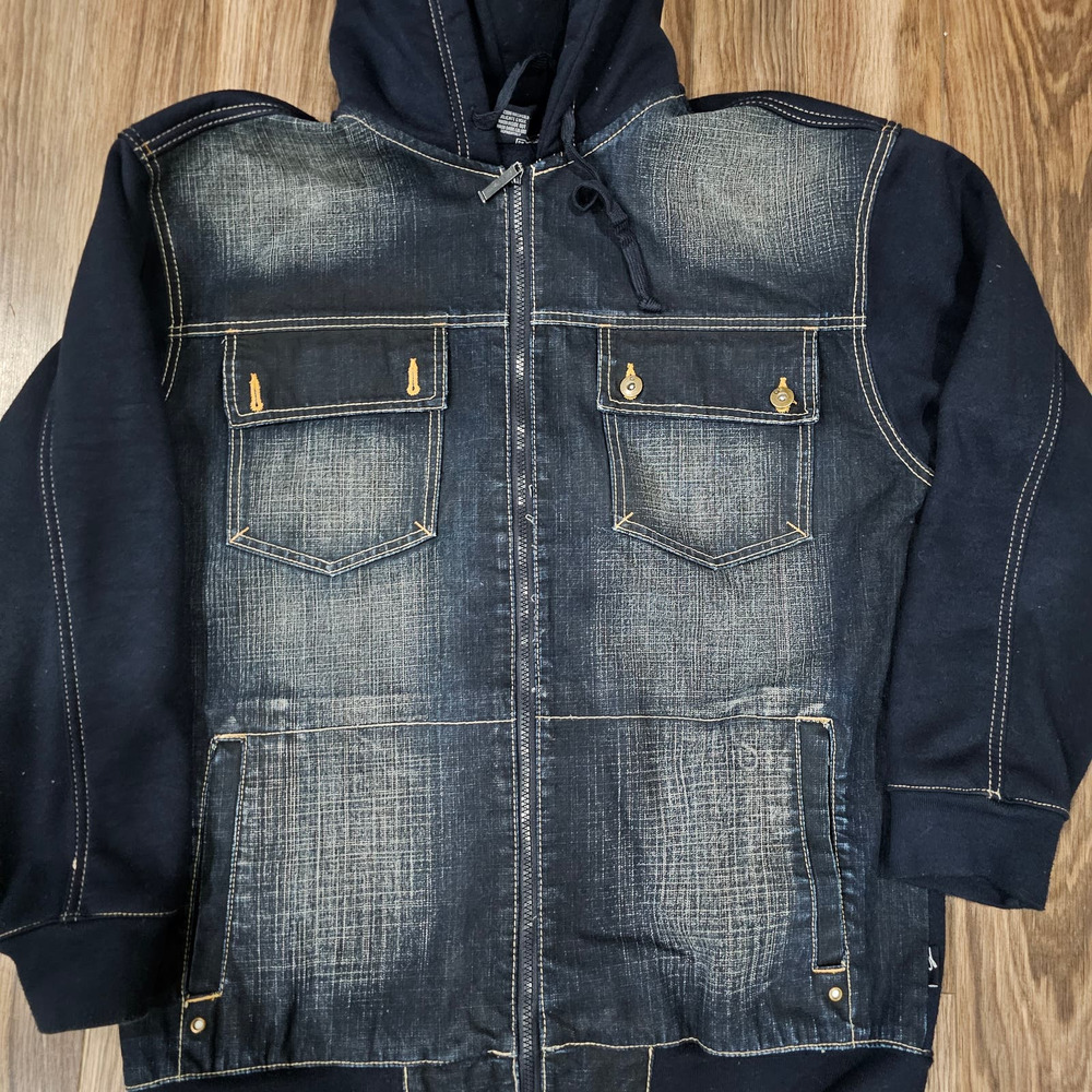 Vintage Godbody Blue Denim Jacket‎ Size M Chest 46"